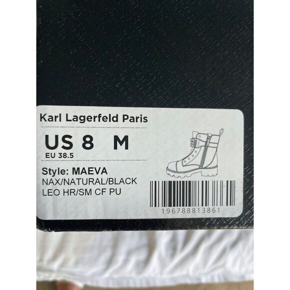 NEW Karl Lagerfeld Paris Maeva Women's Boots 8 - Picture 4 of 6